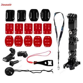 

Riding helmet bracket For Gopro7 / 6/5 accessories DJI action camera motorcycle chin shooting kit CD50 T07