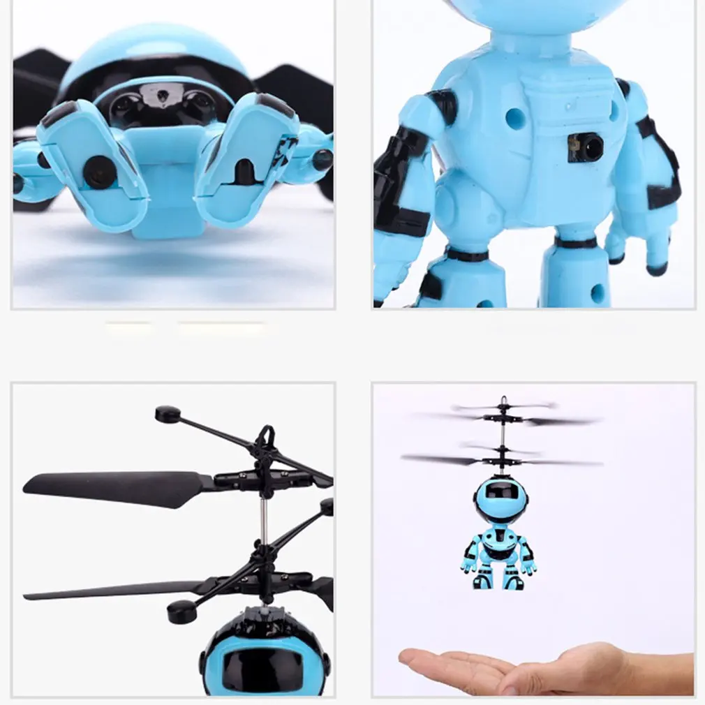 Robot Suspension Induction Aircraft ChildrenS Suspension Toy Lighting