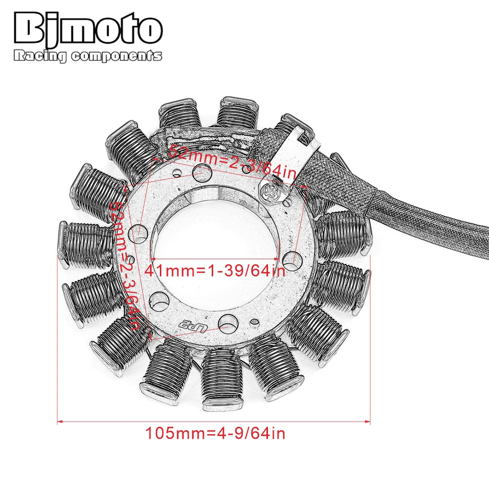 Мотоцикл KVF 750 обмотка статора генератора для Kawasaki 21003-0143 21003-0134 21003-0108 KVF750 грубой силы 750 4X4i EPS/ПСВ(2012