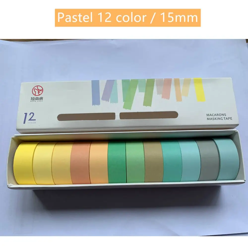 Colored Masking Tape Bulk Colored Tape Rolls 1, 980 Feet X 1 Inch Of 12  Colors Fit For Kids - AliExpress