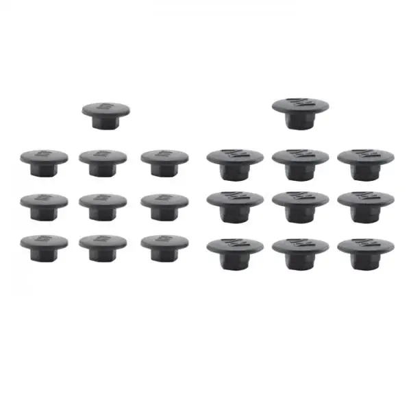 20 Pieces M5 M6 Hex Allen Bolt Screw Nut Head Cover Cap Protector for Bike Bicycle Cycling Headset