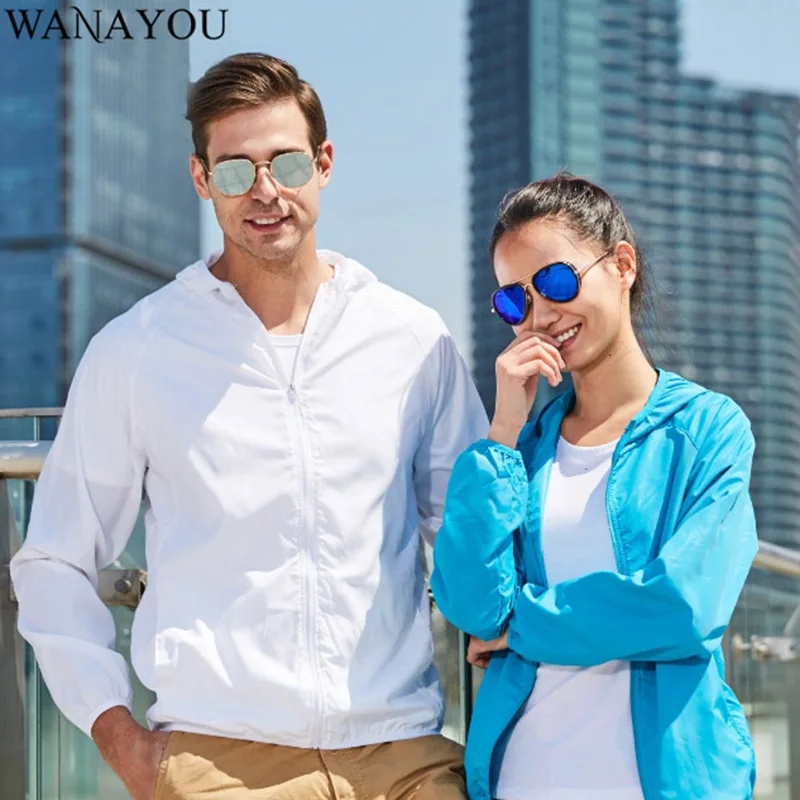 Легкие солнцезащитные портативные куртки WANAYOU кожаное пальто с защитой от УФ