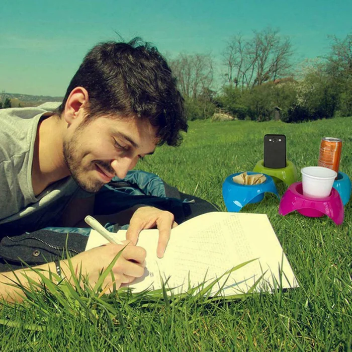 4 шт. держатель для чашек пляжный с гладкой поверхностью пляжный стаканчик для напитков Кемпинг Приморский инструмент для хранения TB распродажа