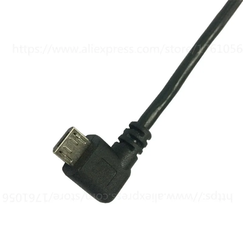 Right 0,25 м 90 градусов Micro USB папа-мама USB кабель Удлинительный Адаптер конвертера - Цвет: Right