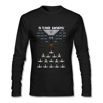 

Pixel Wars Rebels Vs Empire T Shirt Custom Long Sleeve Brand Clothing Pop Tv O-neck Cotton Men T-shirt
