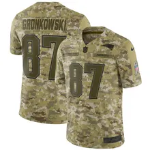 Быстрая, Мужская Новая Англия, Rob Gronkowski camo PATRIOTS jersey