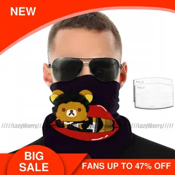 

Rilakkuma Mouth Face Mask Teddy Horror Picture Show Facial Mask Fashion with Filters for Adult Cool Mask