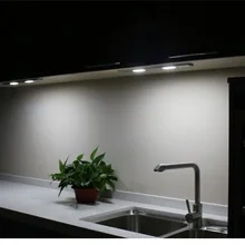 Светодиодный светильник для шкафа с инфракрасным датчиком, жесткая полоска для кухни, лампа для ванной, ночники, украшение дома