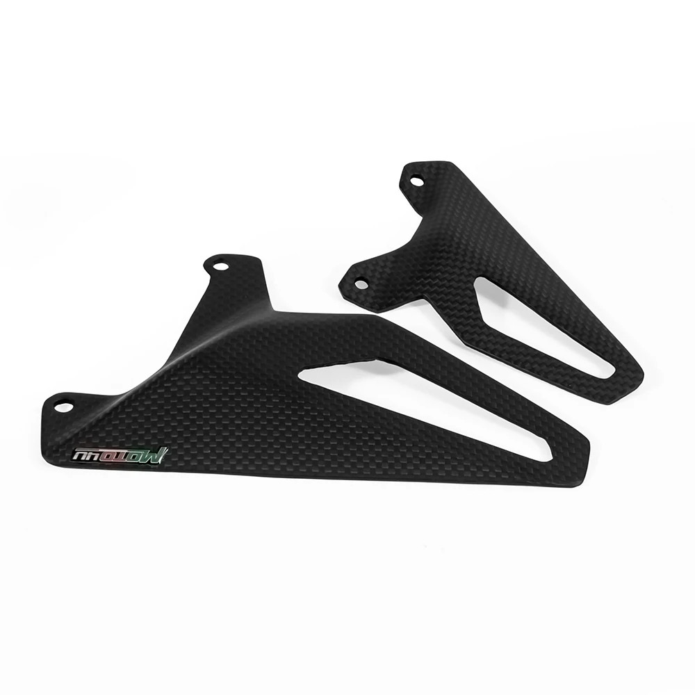 Углеродное волокно защита для пятки Rearset пластина для ног Peg протектор для Ducati Panigale V4 v4s v4r