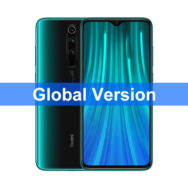 Green Xiaomi Redmi Note 8 Pro с глобальной версией, 6 ГБ, 128 ГБ, смартфон Helio G90T, четыре ядра, 64 мп, четыре камеры, NFC, аккумулятор 6,53 дюйма, 4500 мАч - Цвет: Green