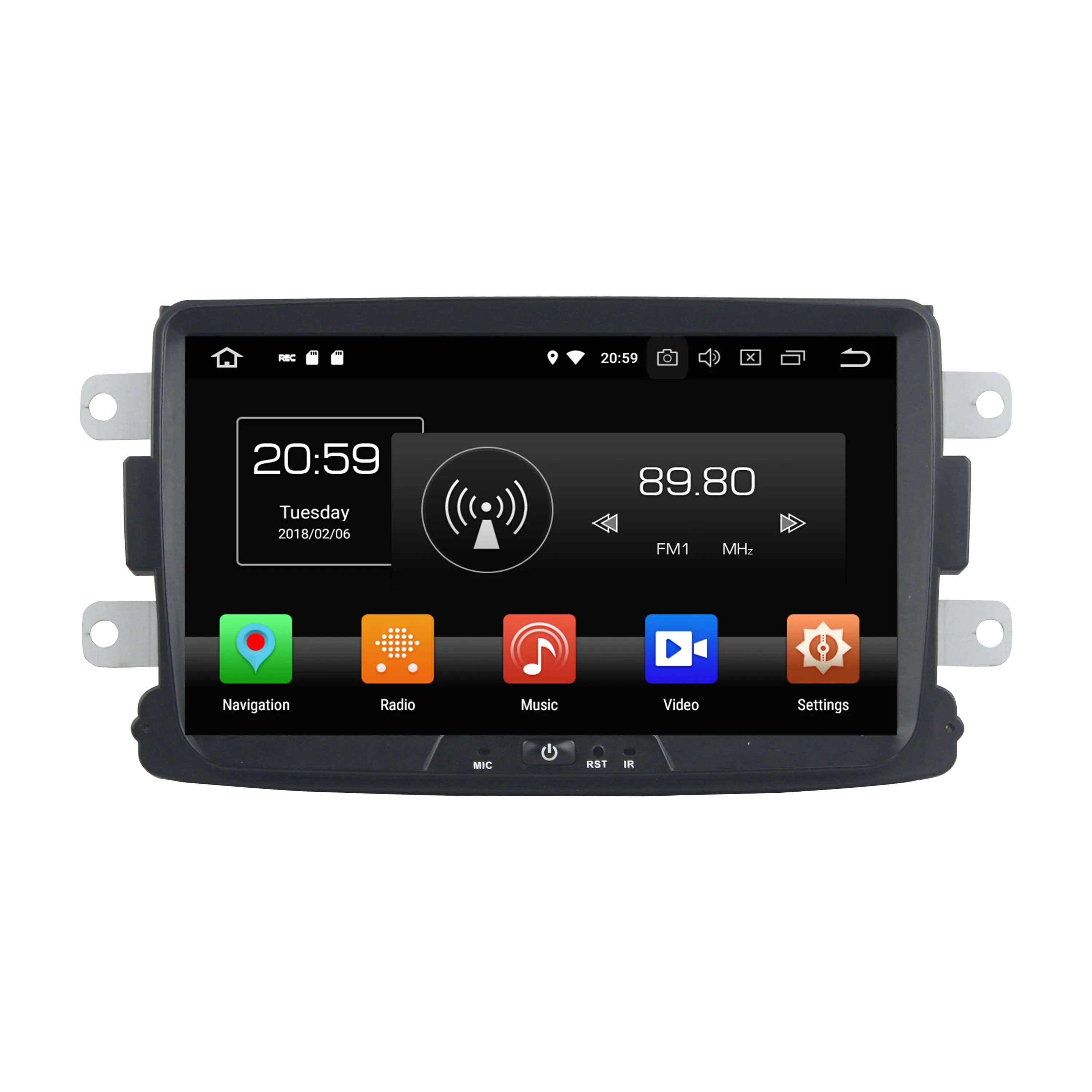 GreenYi 4G ram Android 9,0 автомобильный DVD для автомобиля Renault мультимедийный плеер головное устройство
