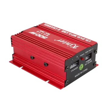 

Audio Amplifier Car Amplifier Smart Music Loudspeaker Red Metal Powerful