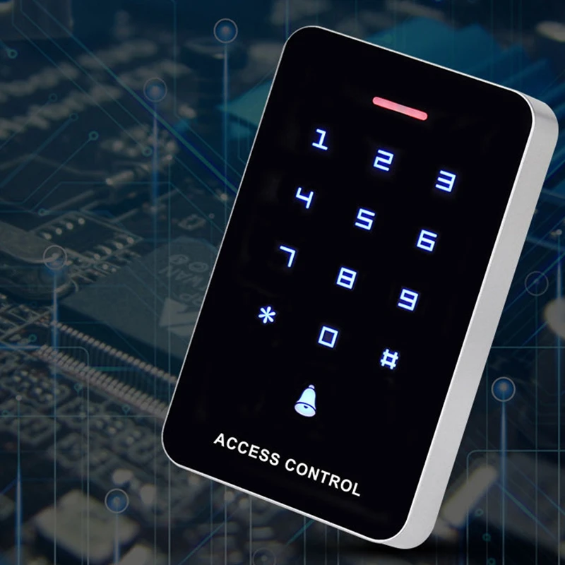 Нажимная панель контроля доступа Лер контроля доступа Клавиатура RFID считыватель карт для смарт-системы блокировки двери нажмите пароль контроль доступа