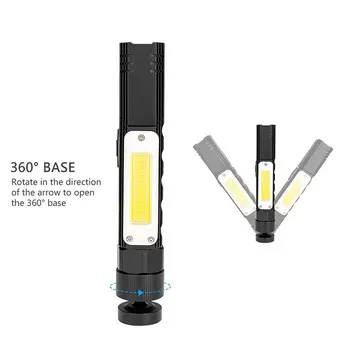 

LED Head Light 360 Degree Adjustment Waterproof 90 Degree Folding USB Rechargeable Flashlight EDF88