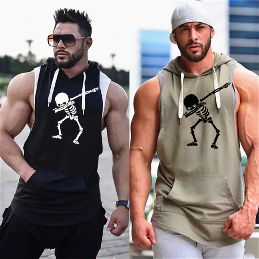 superhero sleeveless hoodie