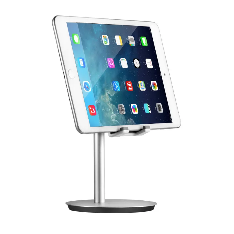 10" Kitchen Tablet Bracket Display Holder Adjustable Angle Metal Aluminum Desktop Heighten Phone Stand for IPad Air Mini IPhoneX