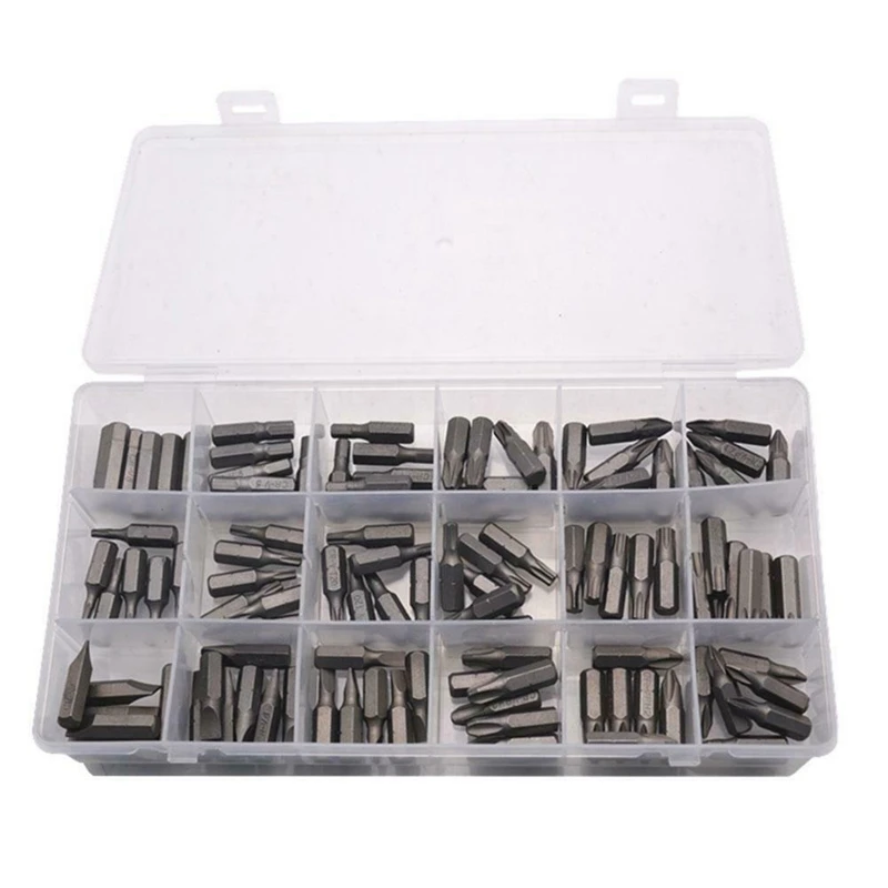 

Hot Sale 108Pcs Screw Driver Set Drill Power Tools Hex Head Kit For Jewelry Watch Repairing