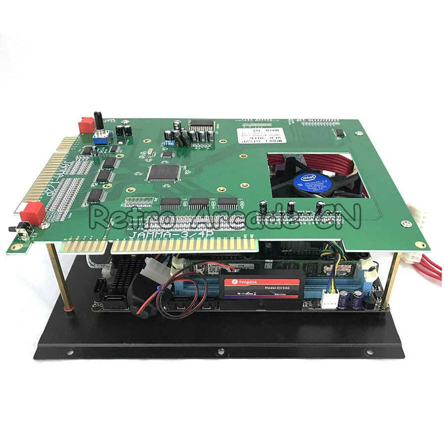 US $268.99 Arcade Machine pcb multi Game King 2019 in 1 JAMMA Game box up to 4 players TWO cabinets with power supply