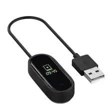 1 м умный спортивный браслет часы зарядный кабель тены мягкий зарядный кабель для передачи данных для Xiaomi браслет S/s1/2/3/4 поколения