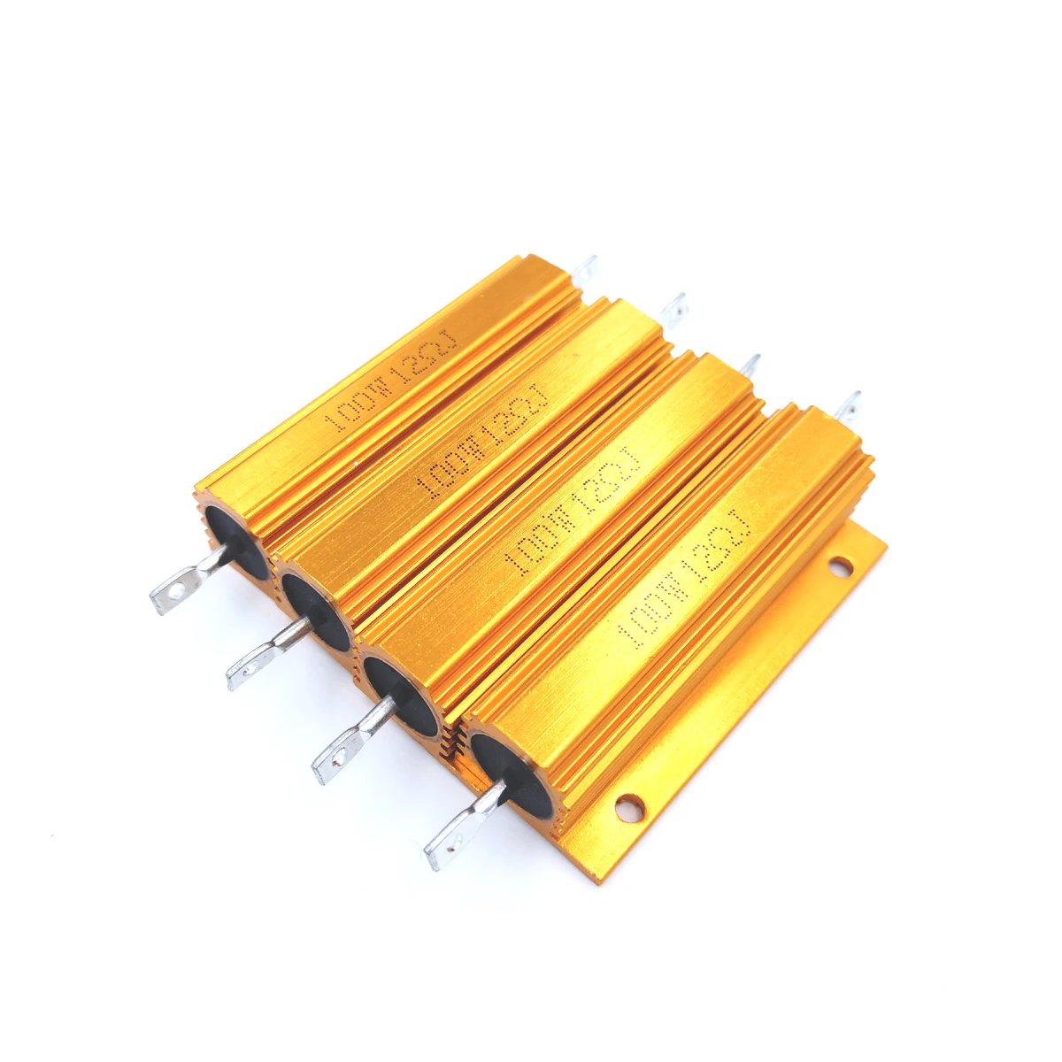 

2Pcs 200R 200ohm 200 39R 39ohm 39 R Ohm 100W Watt Aluminum Wirewound Power Metal Shell Case Resistor Resistance RX24