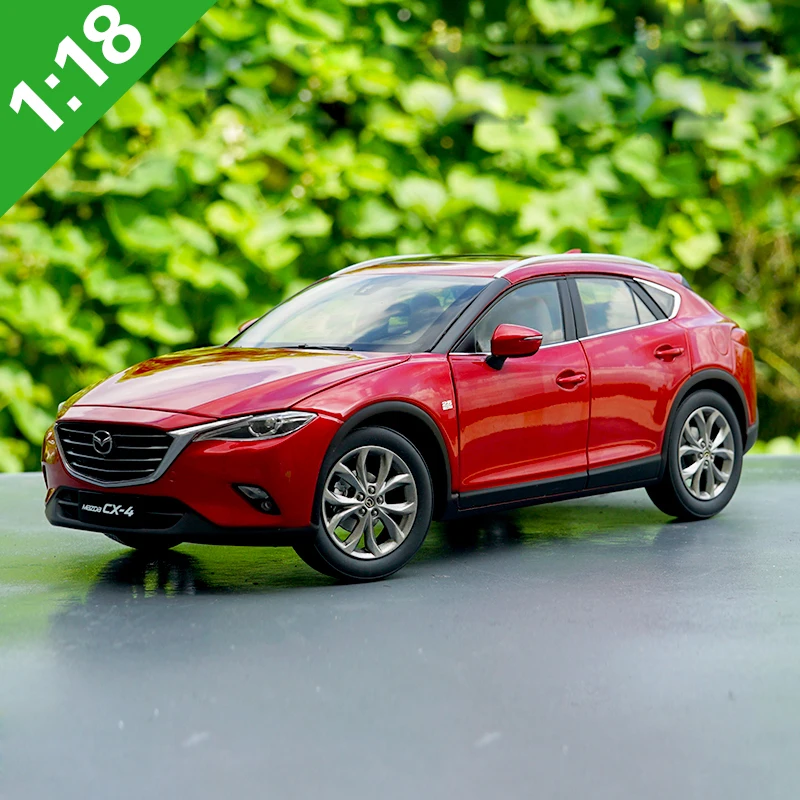 1:18 MAZDA CX-4 SUV литая модель автомобиля игрушки Металлическая Модель автомобиля оригинальная коробка - Цвет: Красный