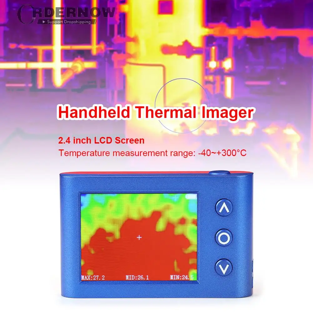 MLX90640 Handheld Infrared Thermal Camera Portable Body Car Floor Electrical Switch Temperature Sensor Meter Tool |