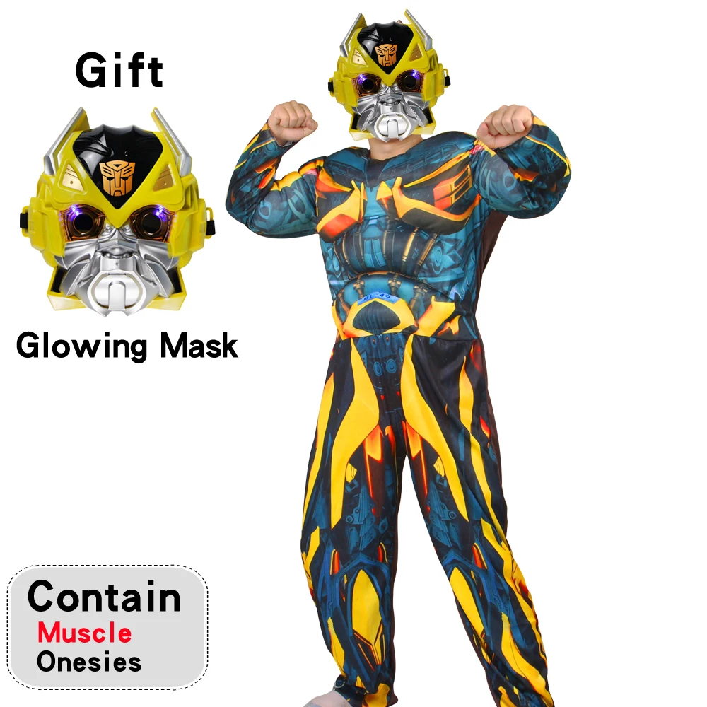 71 Gift Glowing mask Маскарадный костюм героя мускул Халк Человек-паук стальной воин Бэтмен Супермен Капитан америкасупер герой escostumes Хэллоуин - Цвет: 71 Gift Glowing mask
