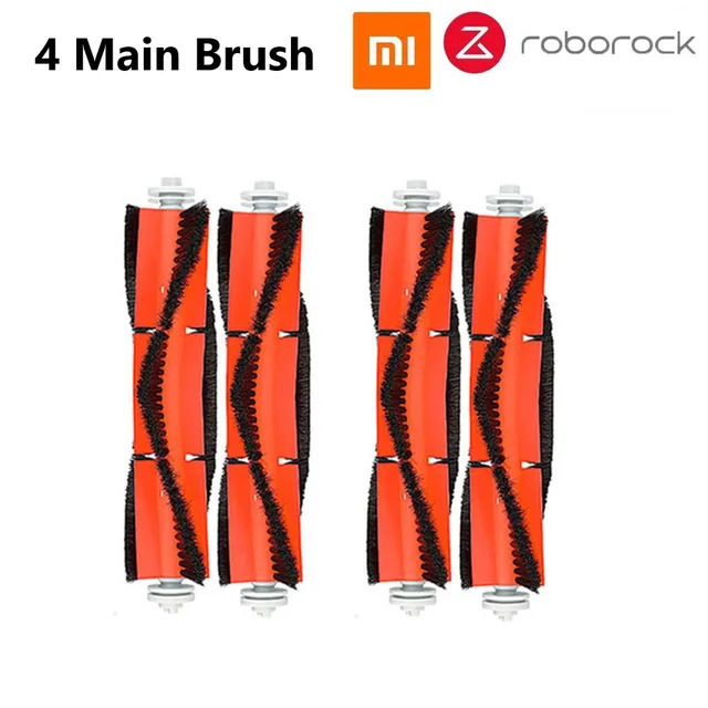 Xiaomi 1 1S Roborock S5 S6 MAX S6 Pure Accessories Vacuum Cleaner Parts Washable Mop Cloth HEPA Filter Main Brush Side Brush 4 pcs