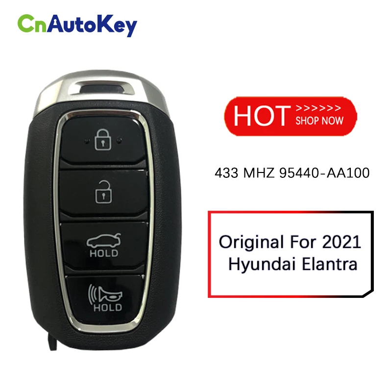 Cn020154 Original For 2021 Hyundai Elantra 434mhz 4 Button Smart Key