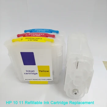 

Einkshop Refillable Ink Cartridge replacement For HP 10 11 Inkjet 1000 1100 1200 2200 2300 2230 2280 2600 2800 9100 9110 9120