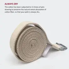 3 м Айенгар эластичный ремень для йоги удлиненный из натурального хлопка; Утепленная обувь на шнуровке ремешок с открытыми плечами расширение груди yoga accessries