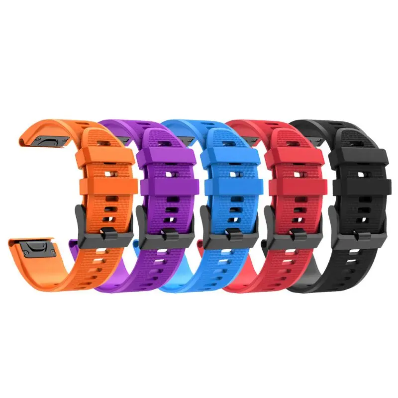 Мягкий силиконовый ремешок для наручных часов Garmin Fenix 6/5/Forerunner935/945 аксессуары для умных часов