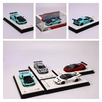 

JEC 1:64 LBWK 458 GT LB458GT Tiffany Blue / Red / White / Gray Resin Model Car