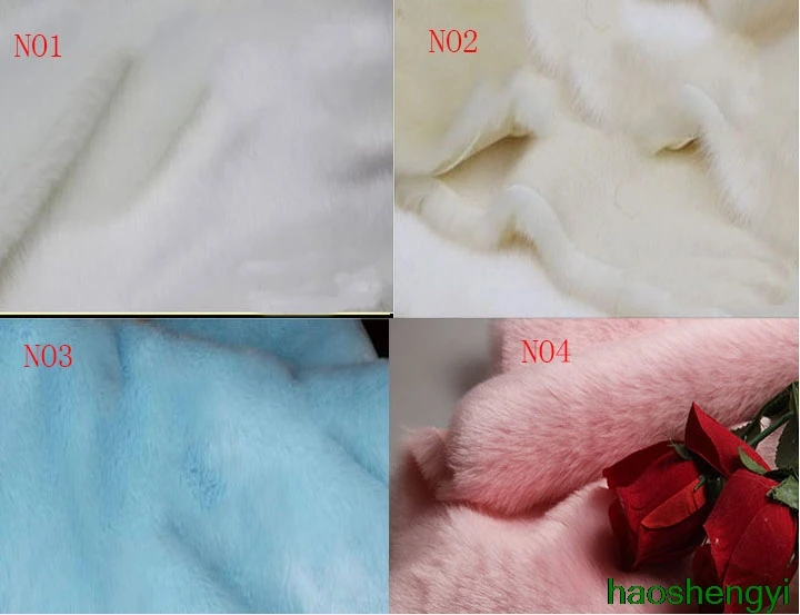 Ткань для одежды из плотного кроличьего меха, высококачественная одежда из меха