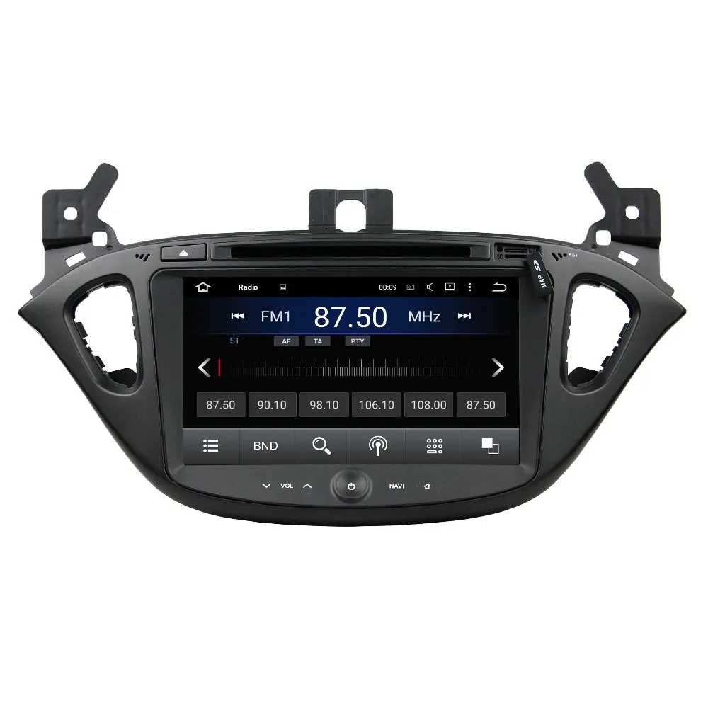 Excellent quad core Android 9.0 Car DVD GPS radio Navigation for Opel Vauxhall Corsa 2015-2016 with 4G/Wifi DVR OBD mirror link 1080P 5