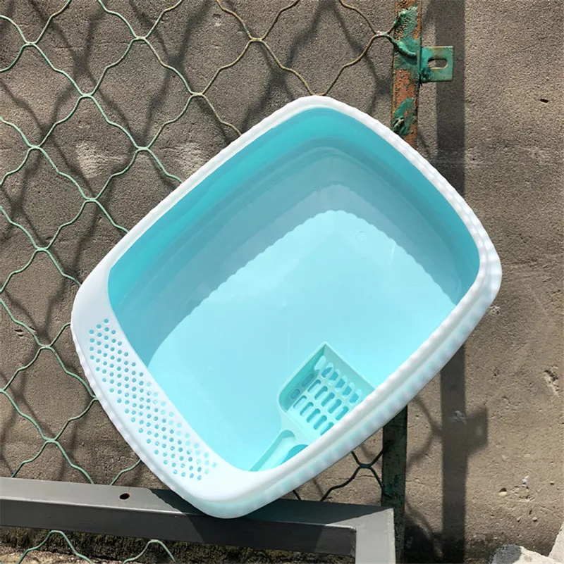 Semi-enclosed Toilet Bedpan Cat Top Quality Pet Cat Toilet Detachable High Fence Self Cleaning Cat Litter Box Semi-enclosed Toilet Bedpan Cat Top Quality Pet Cat Toilet Detachable High Fence Self Cleaning Cat Litter Box
