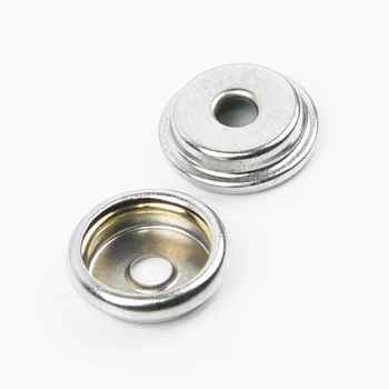 

50 Sets 15 MM Stainless Socket Fastener Snap Kit Press Stud Button Marine Silver