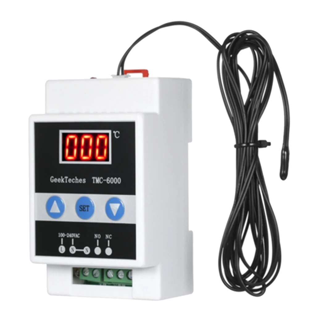 TMC-6000 110-240V Thermostat Refrigeration Heating Temperature Controller 