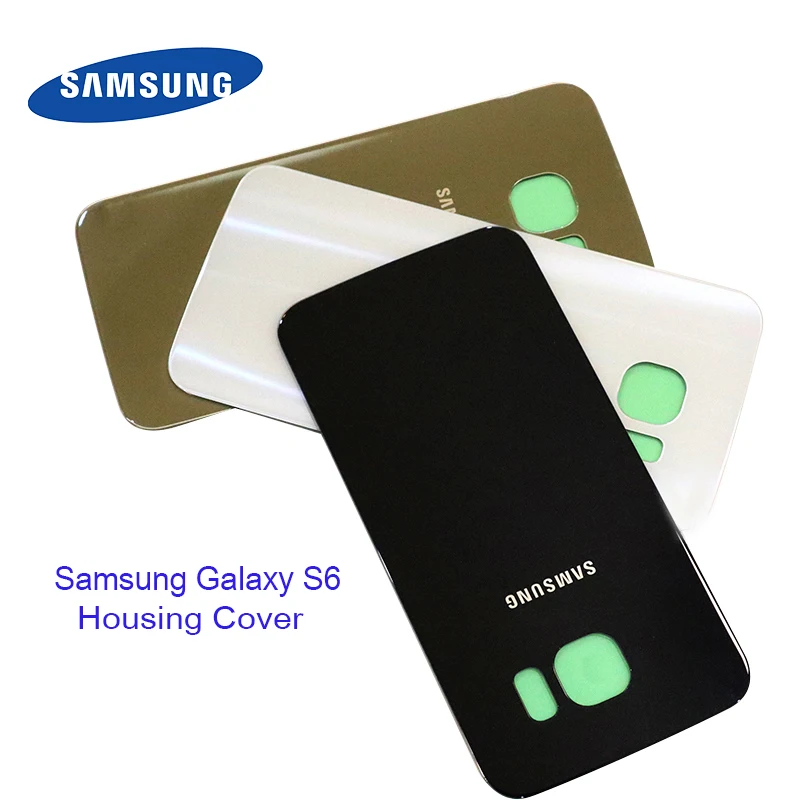 Чехол для Samsung Galaxy S6 Edge / Plus оригинальная новая задняя крышка 3D стеклянный чехол