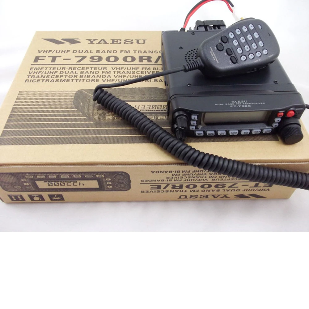 YAESU FT-7900R 50W HIGH POWER Dual Band FM Transceiver 2Meter 70cmMobile Amateur Radio long range walkie talkies