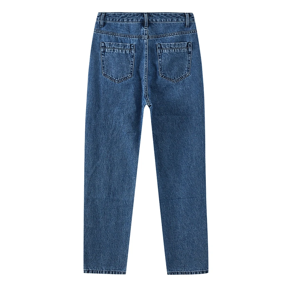 Women Jeans Woman Blue Denim Pants 