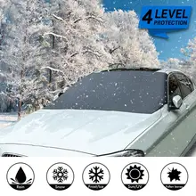 Универсальный Магнитный чехол для лобового стекла автомобиля, защита от снега, защита от мороза, защита от солнца