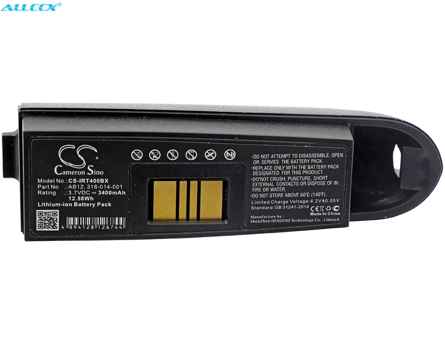Кэмерон Sino 3400mAh аккумулятор 318-014-001, AB12 для Intermec IP3, IP4