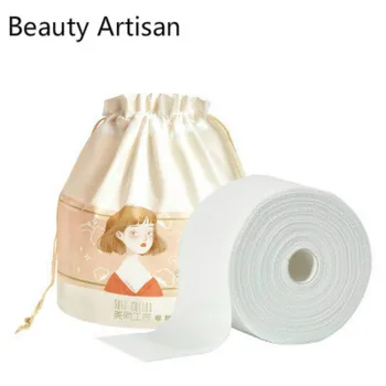 

wash face towel woman disposable pure cotton towel clean face towel paper drum makeup and makeup removal 80 pieces of cotton