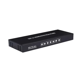 

SDI to All Scaler Converter Multifunction Converter SDI to HDMI/DVI/VGA/CVBS Converter 1080P Free-Switching Adapter