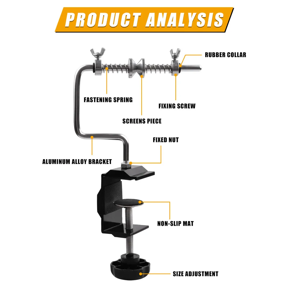 Portable Vislijn Winder Met Klem-Verstelbare Stabiel Reel Lijn Spooler Multifunctionele Spoolen Station Systeem