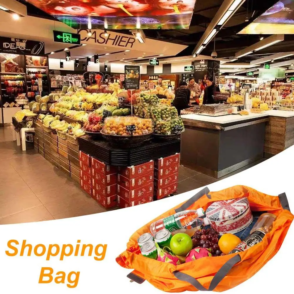 Большая складная многоразовая складная сумка для похода в магазин эко экологические сумки для хранения сумка для супермаркета овощи, фрукты Перевозчик
