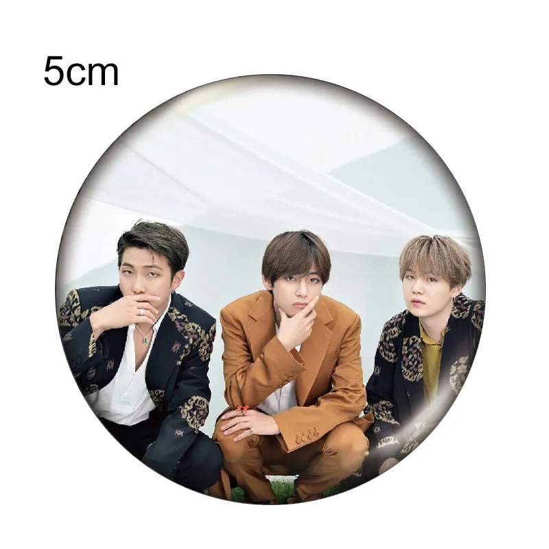 Kpop Boys Pins Brooches Album Badge Clothes Hat Accessories Backpack Decoration 1pcs Customizable Brooch Custom Pins - Окраска металла: 59