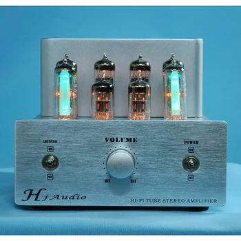 

Tube amplifier, Huaji audio ST-6P14/EL84PP, output power 2*13W frequency response 28HZ-20KHZ push-pull tube amplifier kit