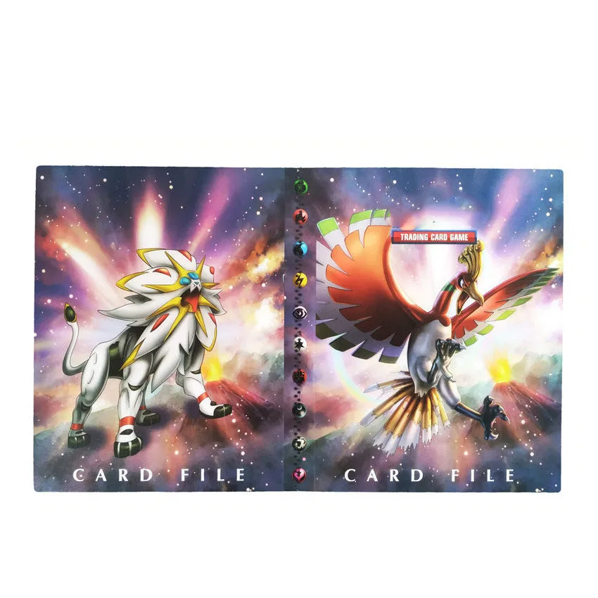 Коллекция Пикачу Pokemon cards альбом книга Топ загруженный список игральных карт pokemon держатель Альбом игрушки для нового подарка - Цвет: a10